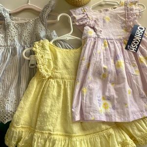 ❤️❤️ baby girl dresses, NWT AND EUC OSHKOSH AND GAP❤️❤️